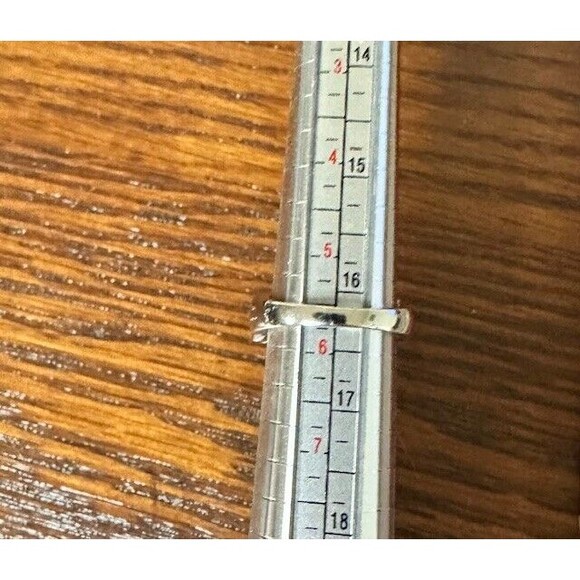 Sterling Silver 925 Amethyst Womens Size 5.75 Purple Stone Channel Set - Picture 8 of 10